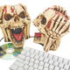 Illustration for article titled Exposed Brain Speaker Skulls Complement Any Aesthetic
